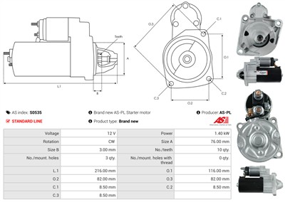 AS-PL S0535 EAN: 5902129015574.