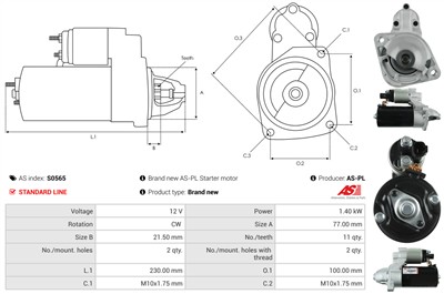AS-PL S0565 EAN: 5902129027737.