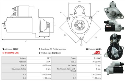 AS-PL S0567 EAN: 5902129027904.