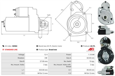 AS-PL S0584 EAN: 5902129028901.