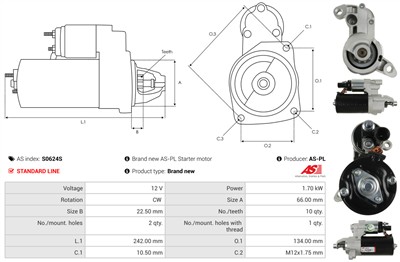AS-PL S0624S EAN: 5902129051268.