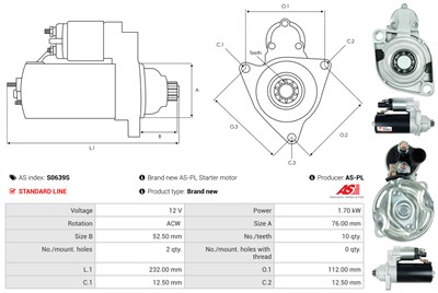 AS-PL S0639S EAN: 5902129059448.