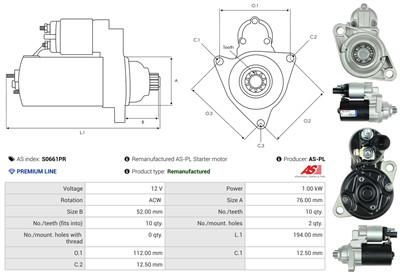 AS-PL S0661PR EAN: 5902129083429.