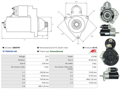 AS-PL S0687PR EAN: 5902129091516.