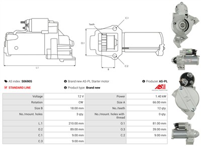 AS-PL S0690S EAN: 5902129096108.