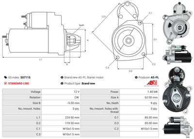 AS-PL S0711S EAN: 5902129104810.
