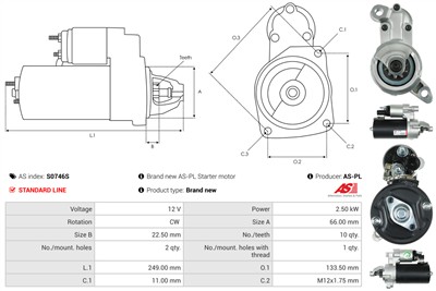 AS-PL S0746S EAN: 5902129107453.