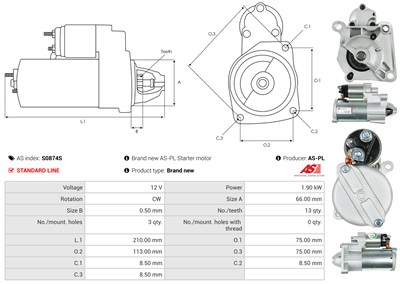 AS-PL S0874S EAN: 5902129134527.