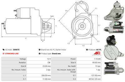 AS-PL S0907S EAN: 5902129164012.