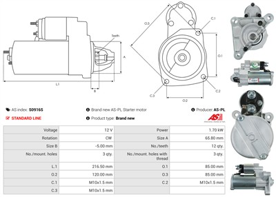 AS-PL S0916S EAN: 5902129178538.