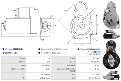 AS-PL S0992(SEG) EAN: 5902129228769.