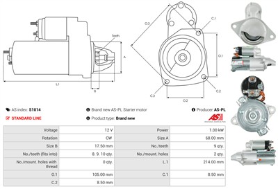 AS-PL S1014 EAN: 5901259421279.