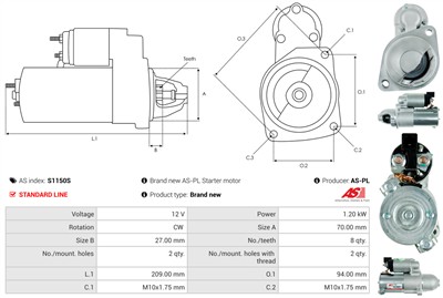 AS-PL S1150S EAN: 5902129055532.