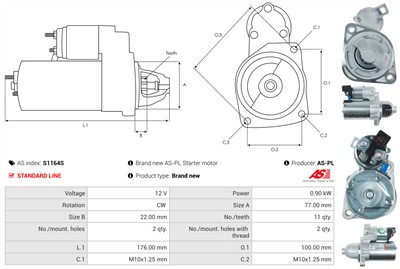 AS-PL S1164S EAN: 5902129182832.