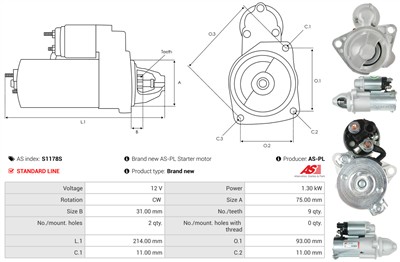 AS-PL S1178S EAN: 5902129095149.