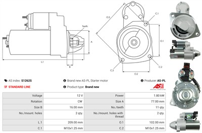 AS-PL S1262S EAN: 5902129152842.