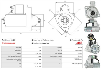 AS-PL S2004 EAN: 5901259421385.