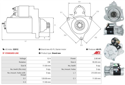 AS-PL S2012 EAN: 5901259421477.
