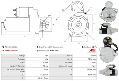 AS-PL S2036 EAN: 5901259468793.