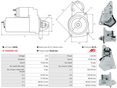 AS-PL S2039 EAN: 5901259468779.