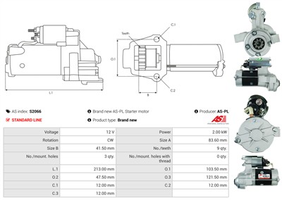 AS-PL S2066 EAN: 5902129028239.