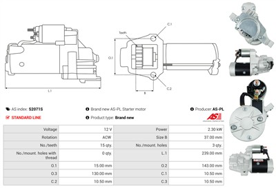 AS-PL S2071S EAN: 5902129057895.