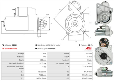 AS-PL S3001 EAN: 5901259421576.