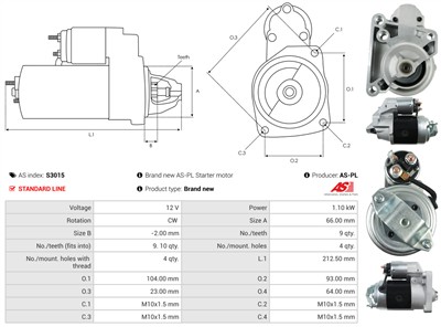 AS-PL S3015 EAN: 5901259421781.
