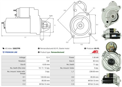 AS-PL S3027PR EAN: 5902129091035.