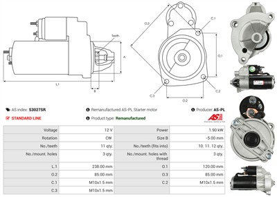 AS-PL S3027SR EAN: 5902129164197.
