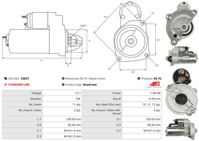 AS-PL S3027 EAN: 5901259421910.