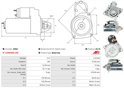 AS-PL S3061 EAN: 5901259422276.