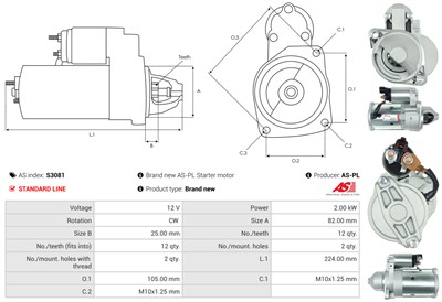 AS-PL S3081 EAN: 5901259485318.