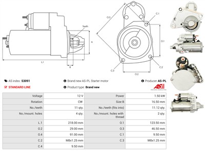 AS-PL S3091 EAN: 5901259478396.