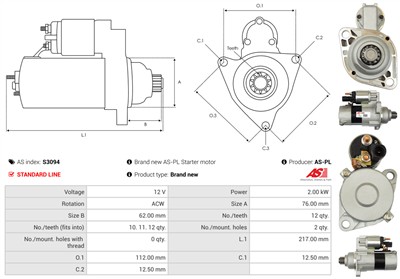 AS-PL S3094 EAN: 5901259487015.