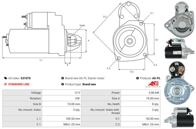 AS-PL S3107S EAN: 5902129106333.