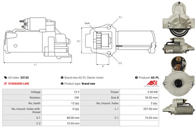 AS-PL S3125 EAN: 5902129001881.
