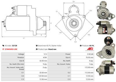 AS-PL S3128 EAN: 5902129003366.