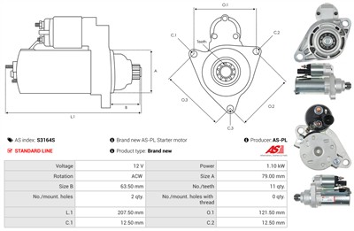 AS-PL S3164S EAN: 5902129105336.
