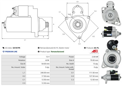AS-PL S3181PR EAN: 5902129101383.