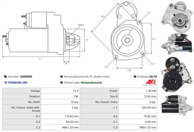 AS-PL S3202PR EAN: 5902129110750.