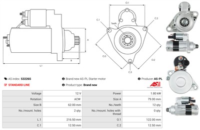 AS-PL S3226S EAN: 5902129139379.