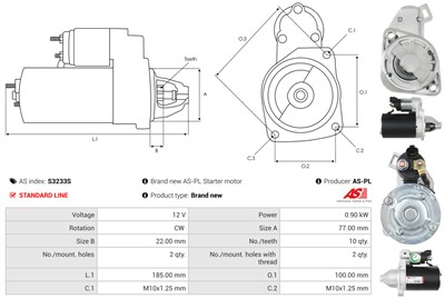 AS-PL S3233S EAN: 5902129153993.