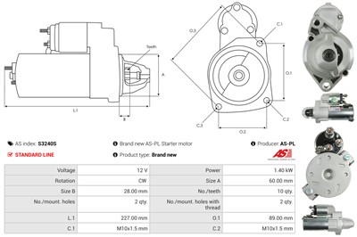 AS-PL S3240S EAN: 5902129164609.