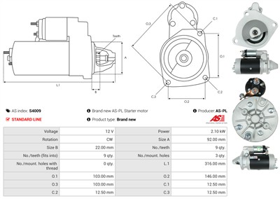 AS-PL S4009 EAN: 5901259422382.