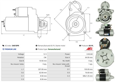 AS-PL S4015PR EAN: 5902129089957.