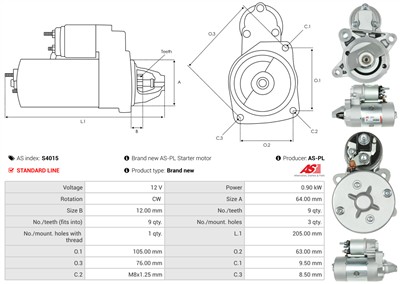 AS-PL S4015 EAN: 5901259422450.