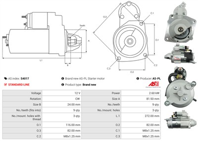 AS-PL S4017 EAN: 5901259422481.