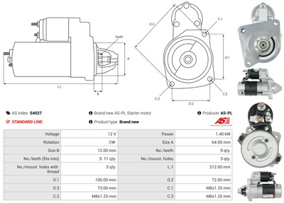 AS-PL S4027 EAN: 5901259422627.