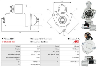AS-PL S5005 EAN: 5901259422788.